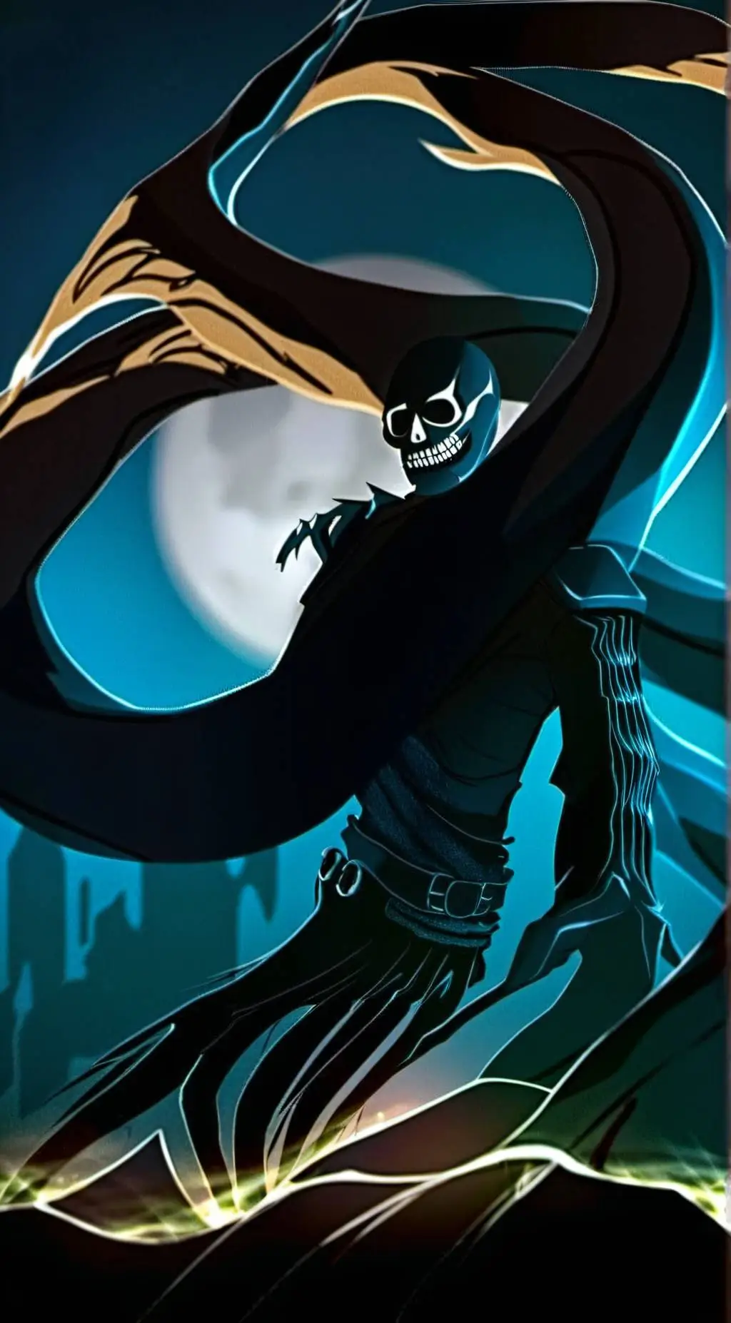 ai character: Nightmare Sans background