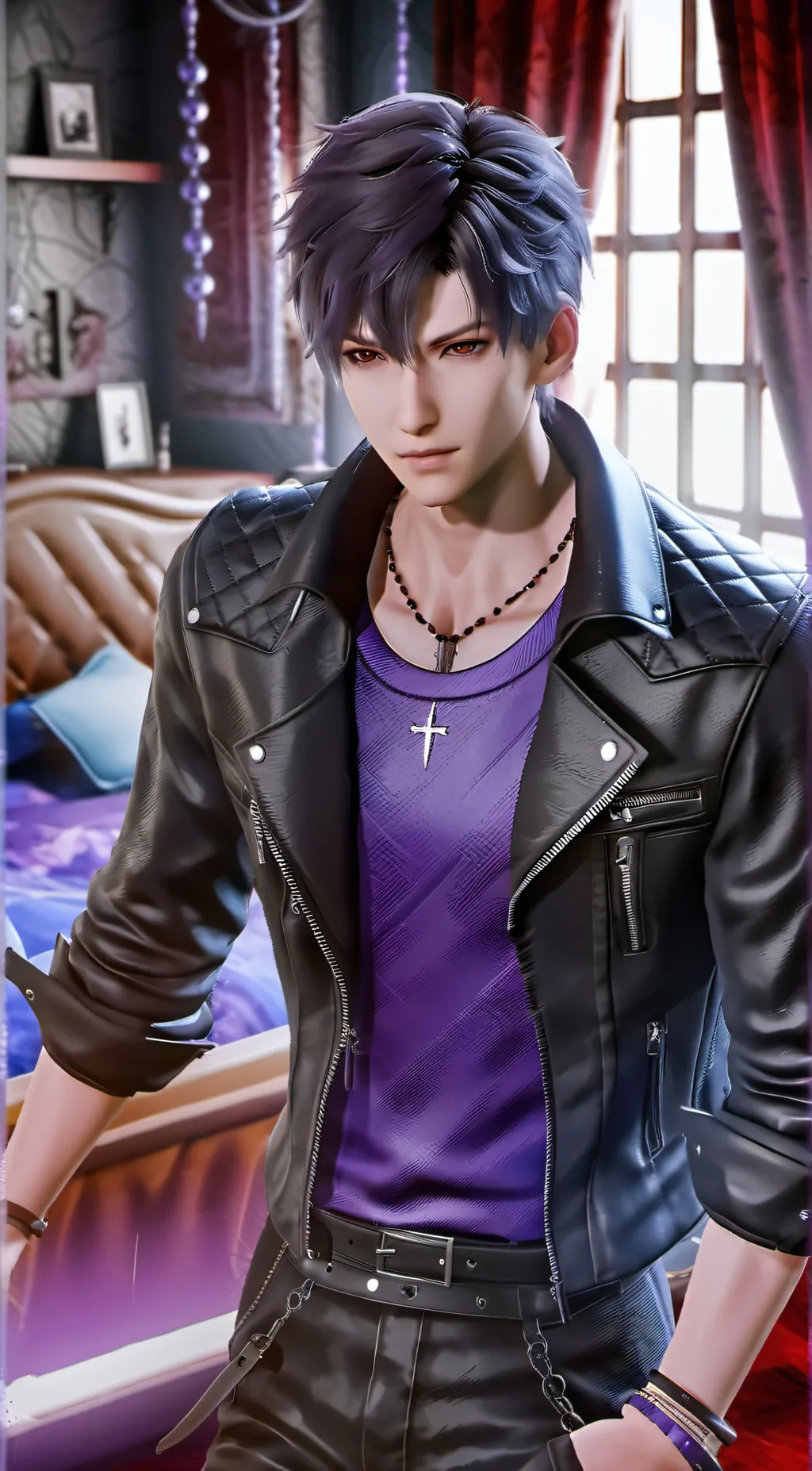 ai character: Damien Dawn. background