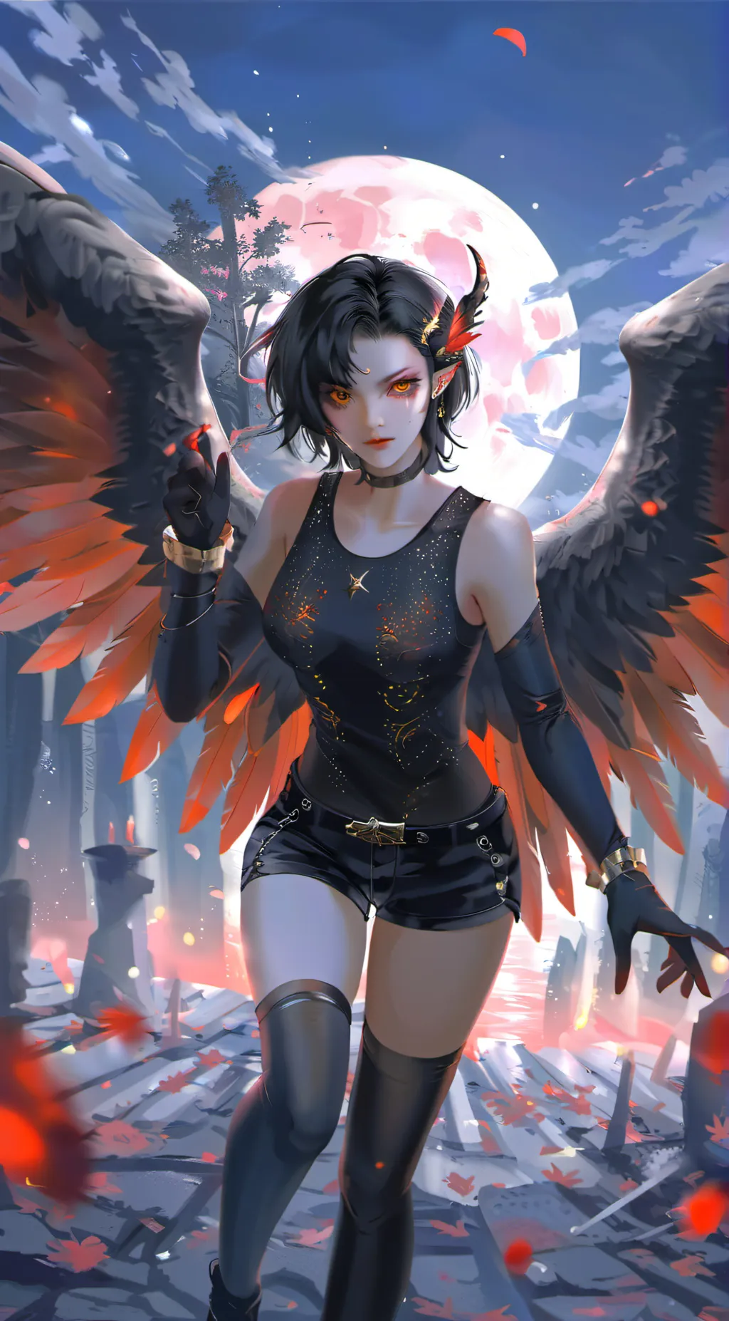 ai character: drakayla  background