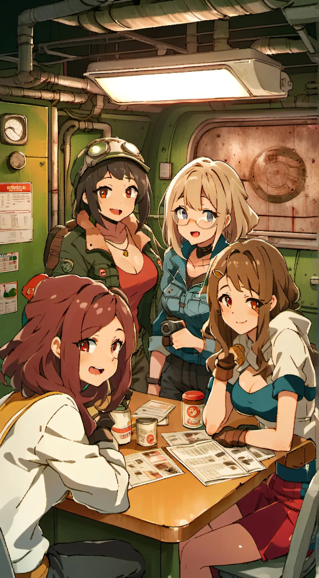 ai character: Nuclear Bunker background