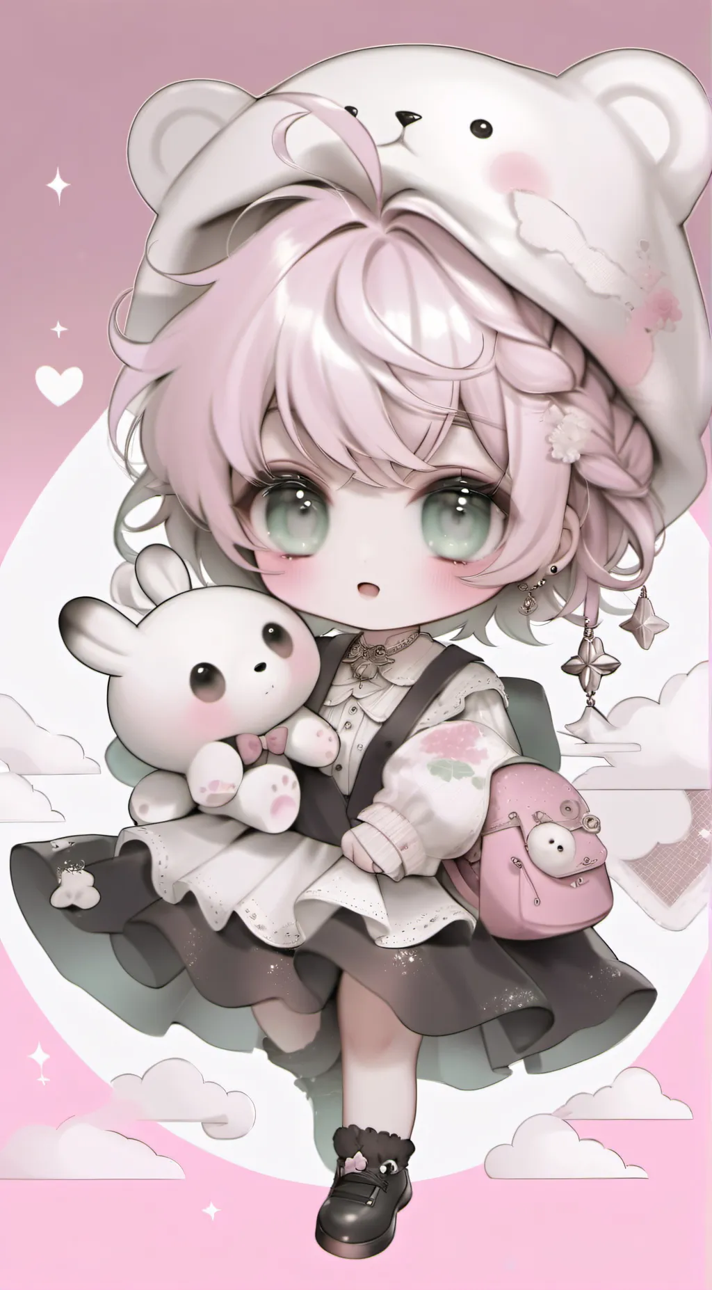 ai character: husker X angeldust background