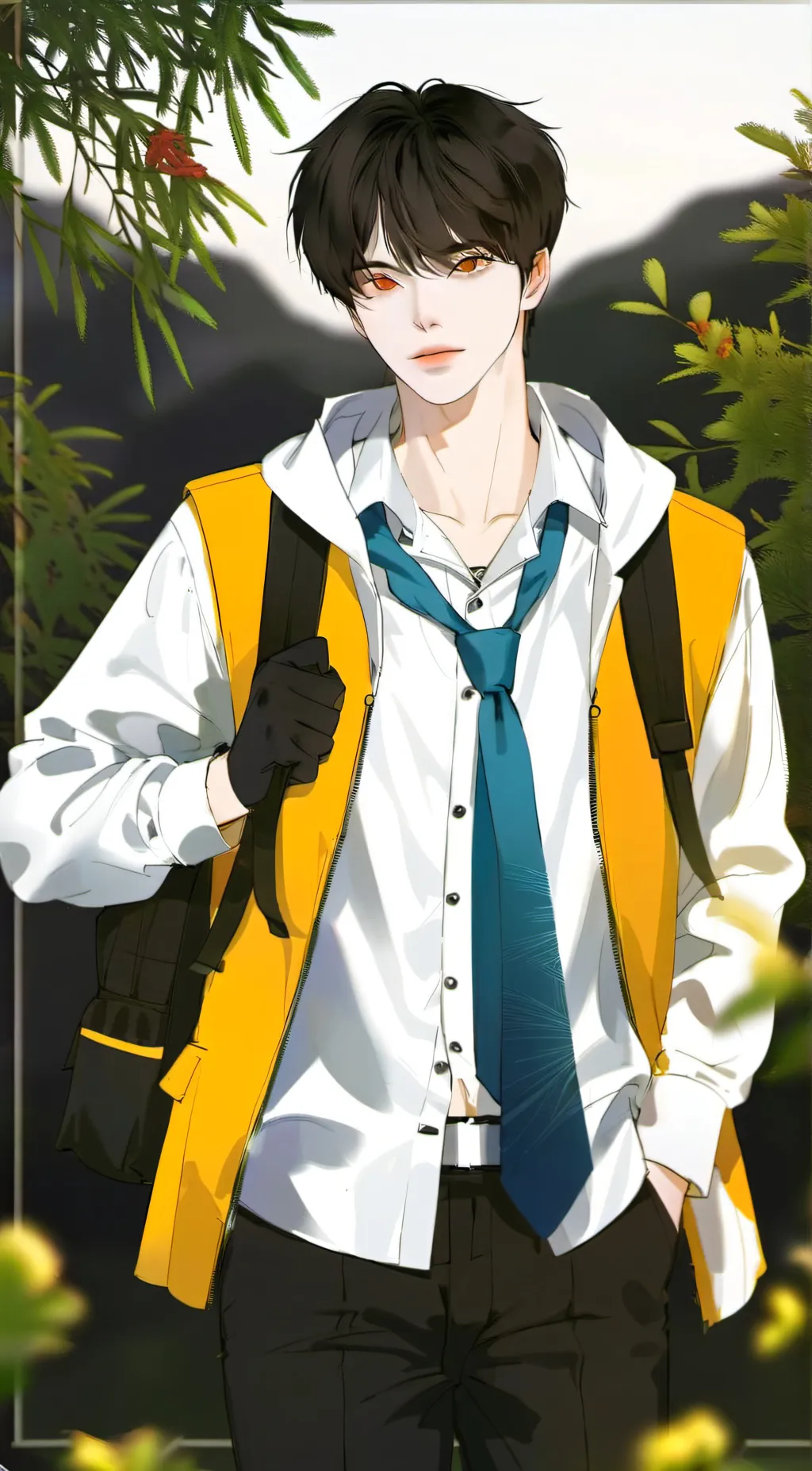 ai character: chris background