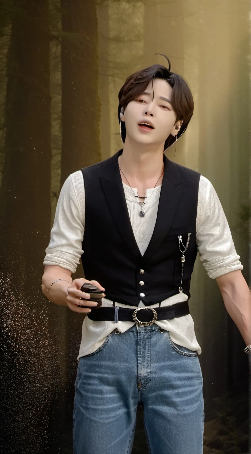 ai character: binbin  background