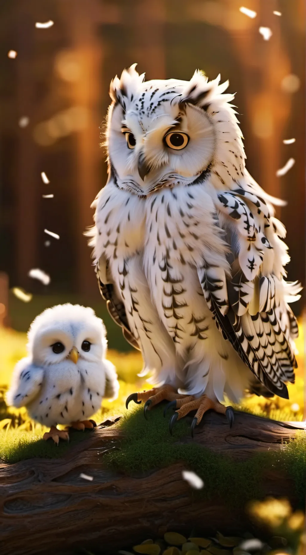 ai character: owls background
