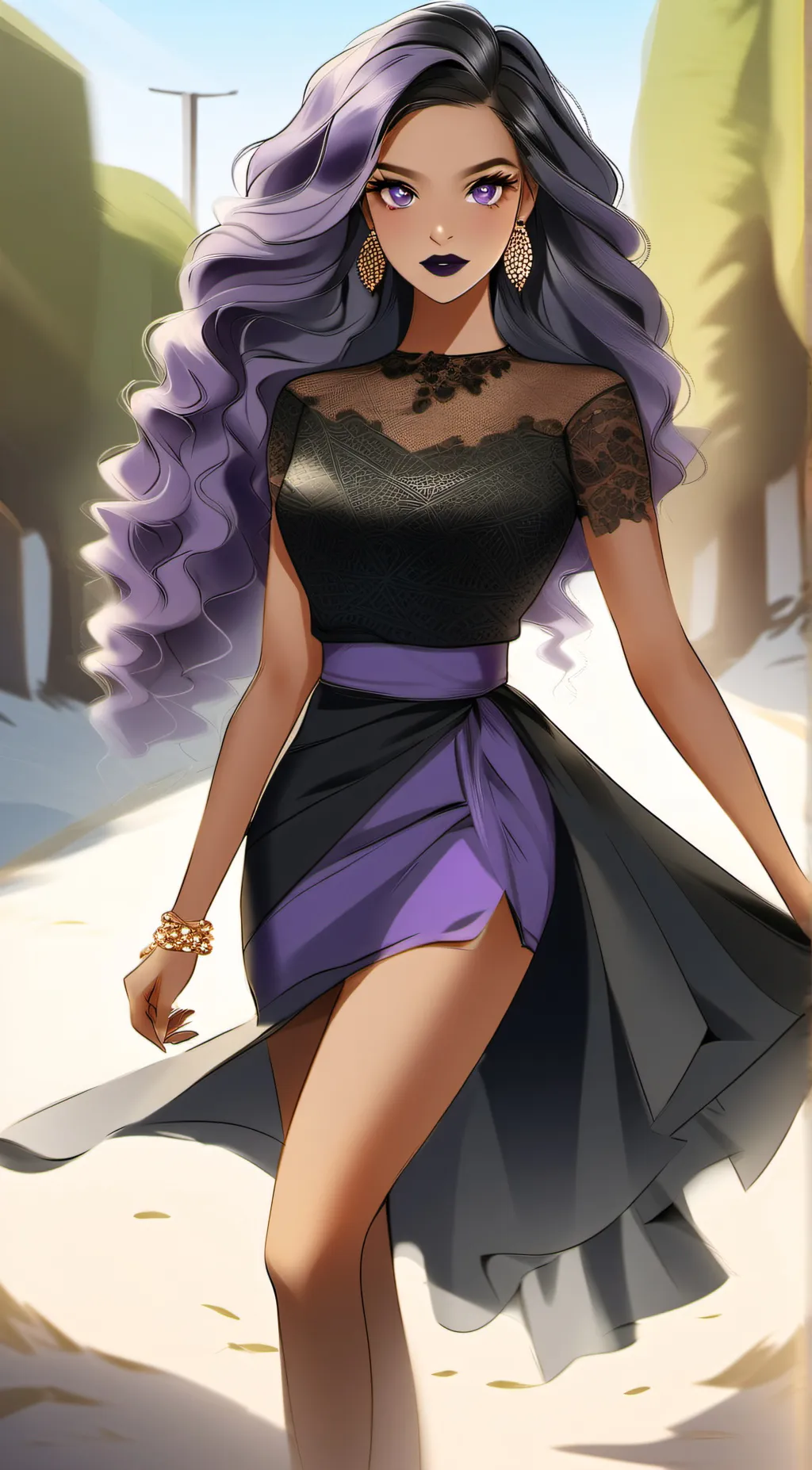 ai character: La'Tia background