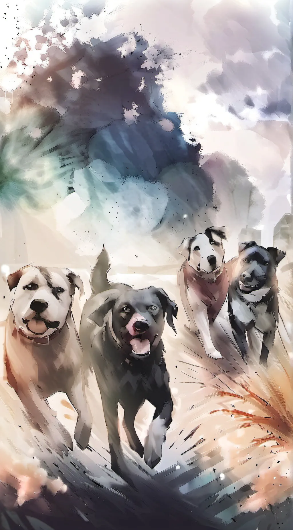 ai character: take a rest background