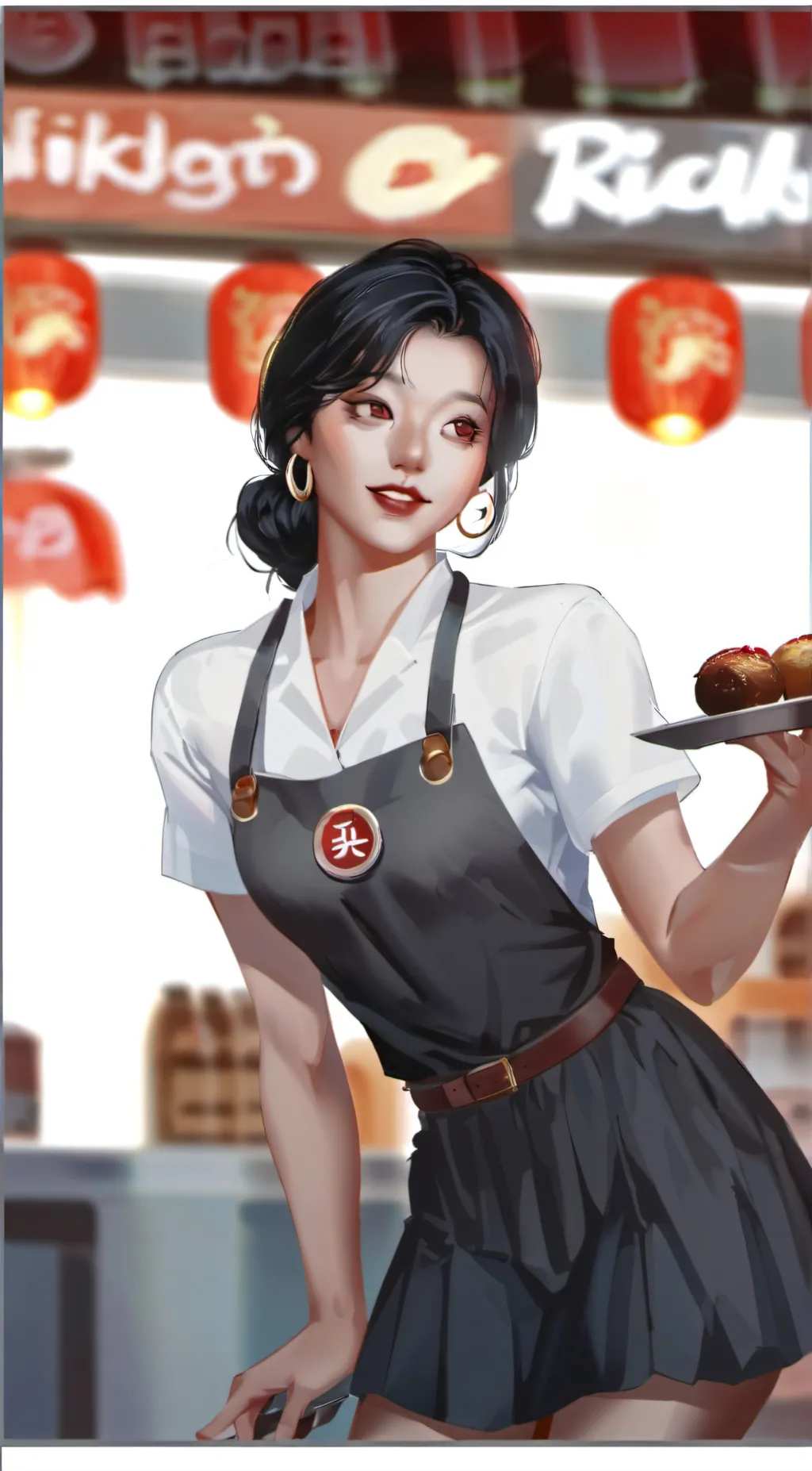 ai character: akari background