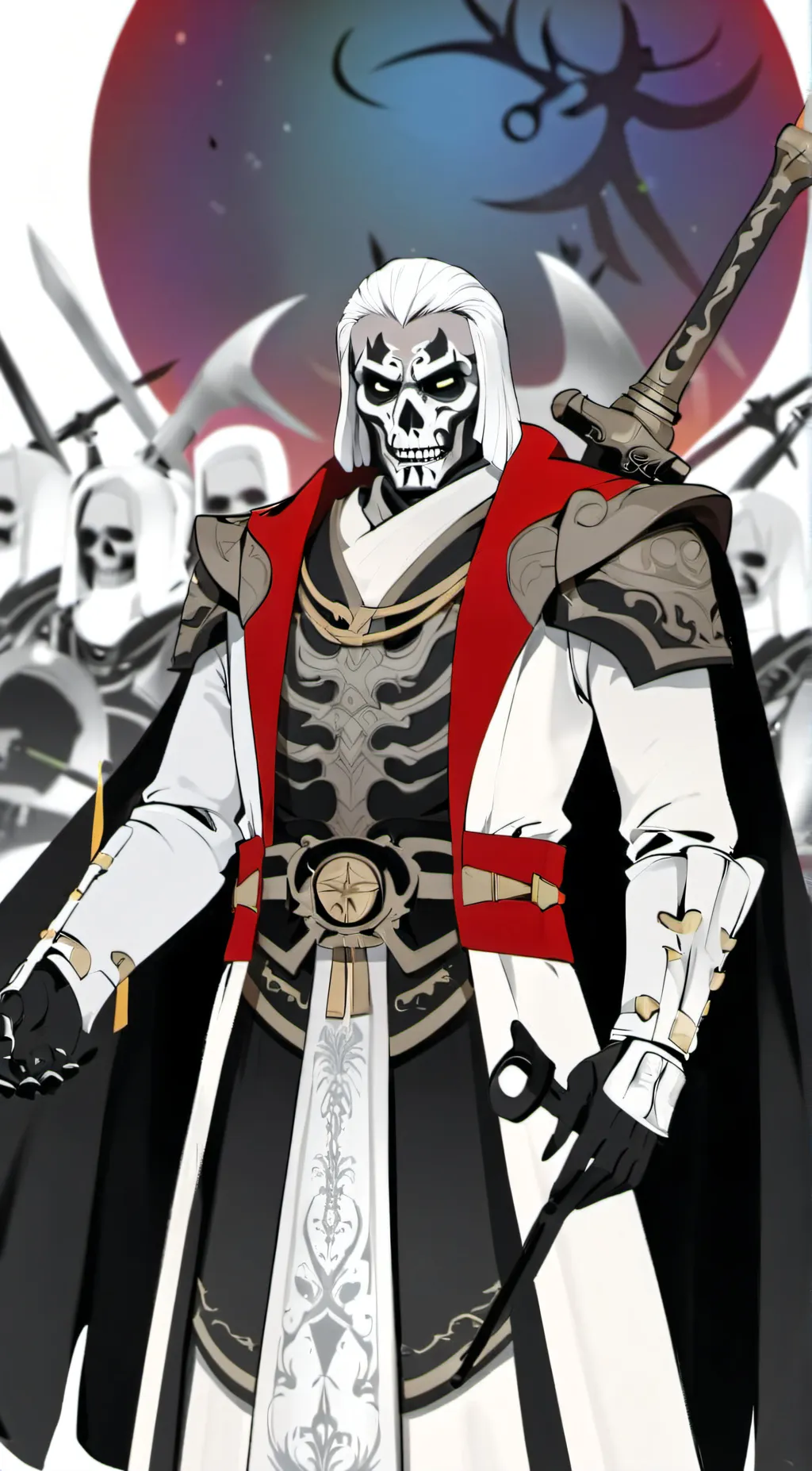 ai character: Samukai bonehead background