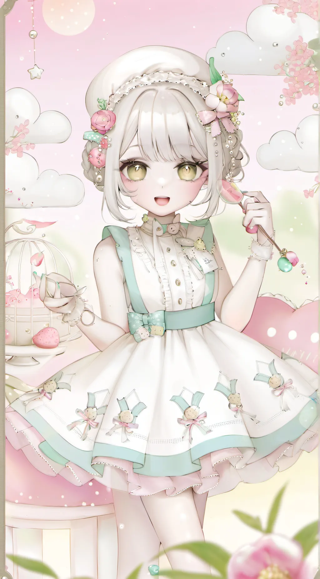 ai character: Lillian🩷👉👈🩷 background