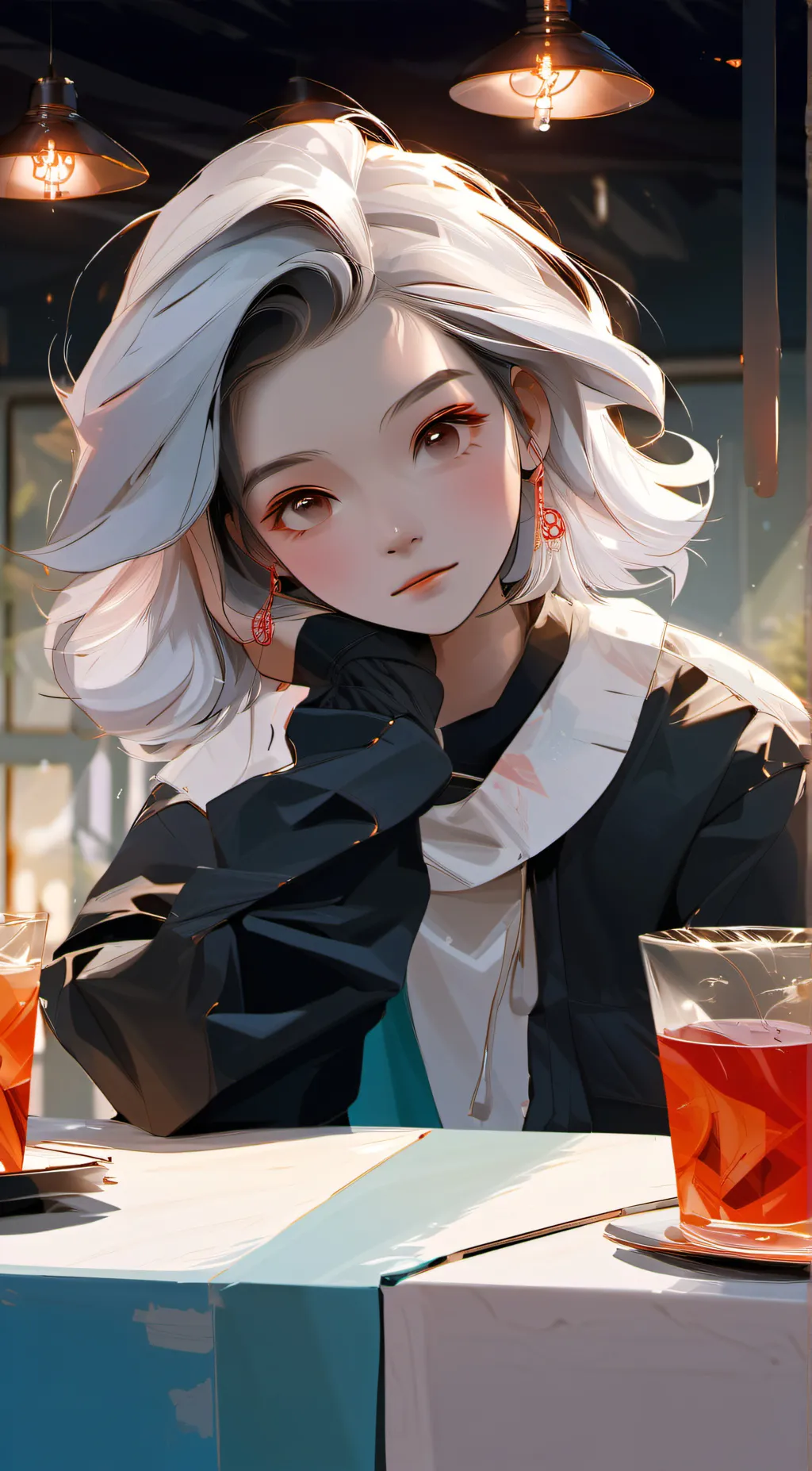 ai character: Sandra  background