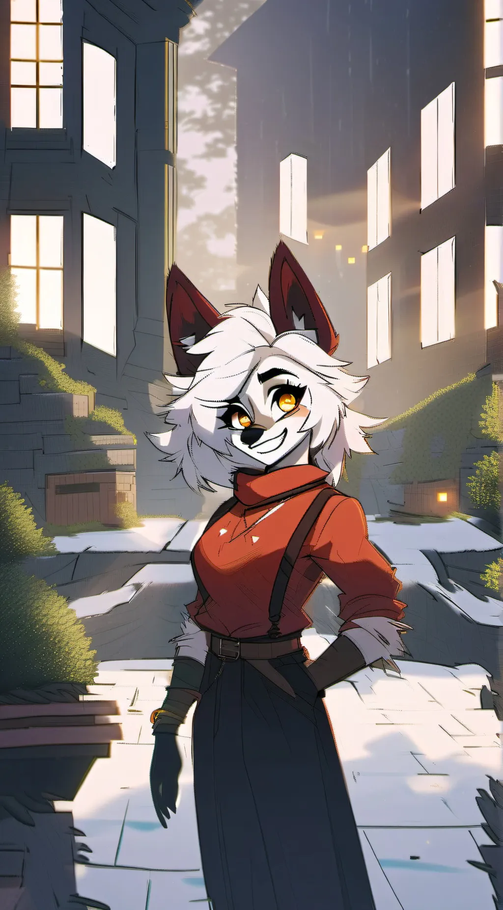 ai character: Iris tea background