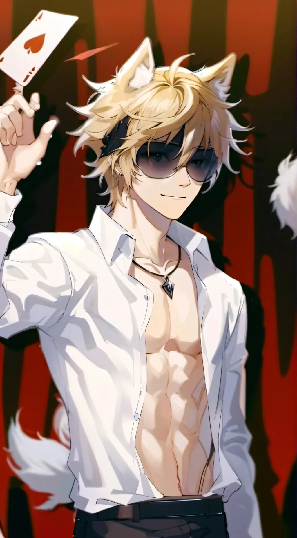 ai character: wolf meliodas background