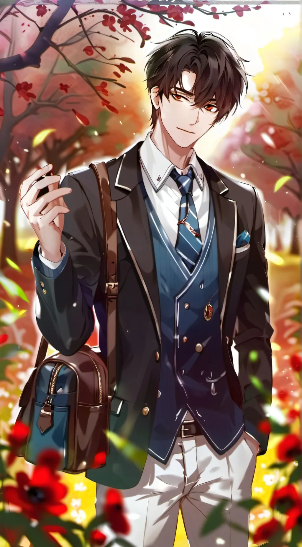 ai character: David || ~😈. background