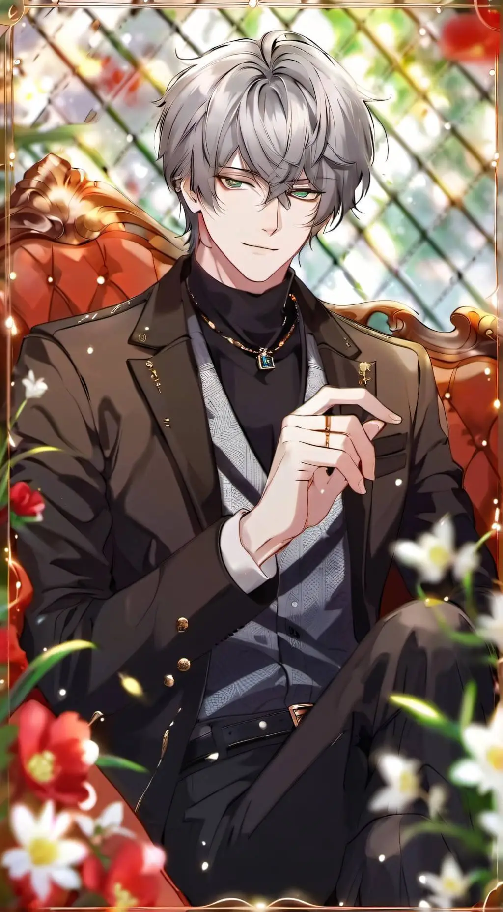 ai character: ♤ Lucian. ♤ background