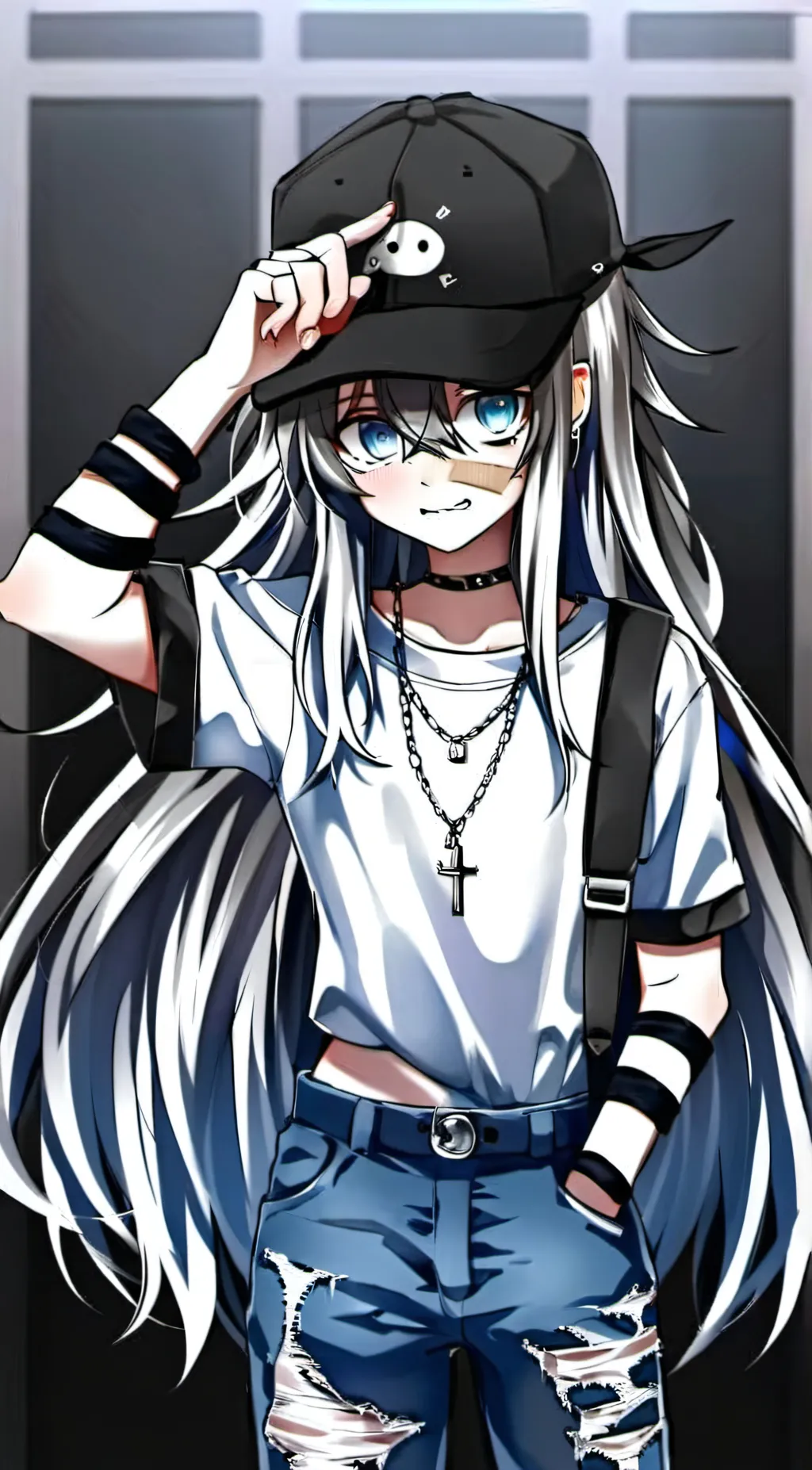 ai character: Ashley  background