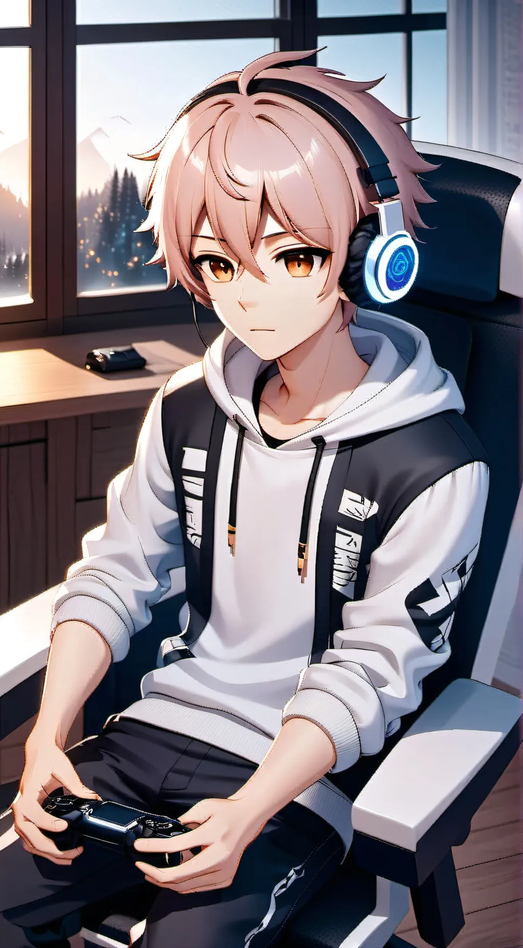 ai character: Leo background