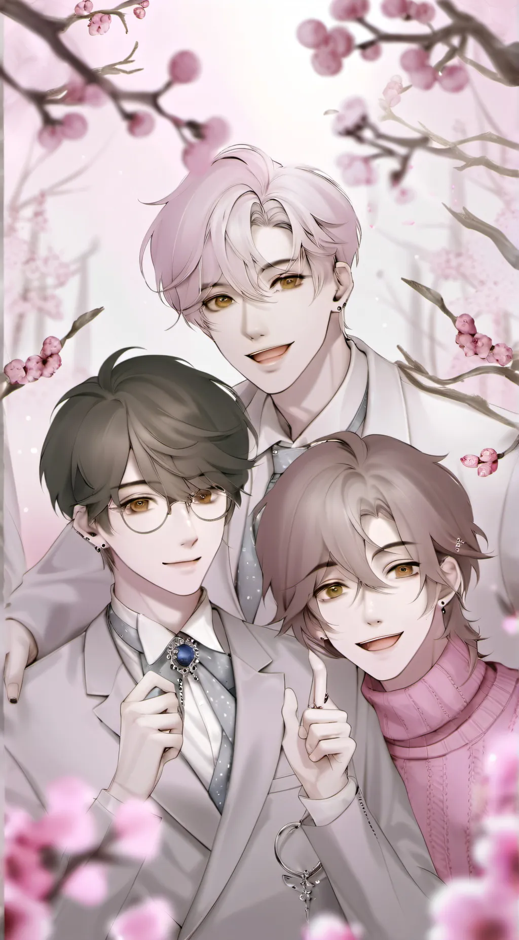 ai character: Tom, Atti + James background