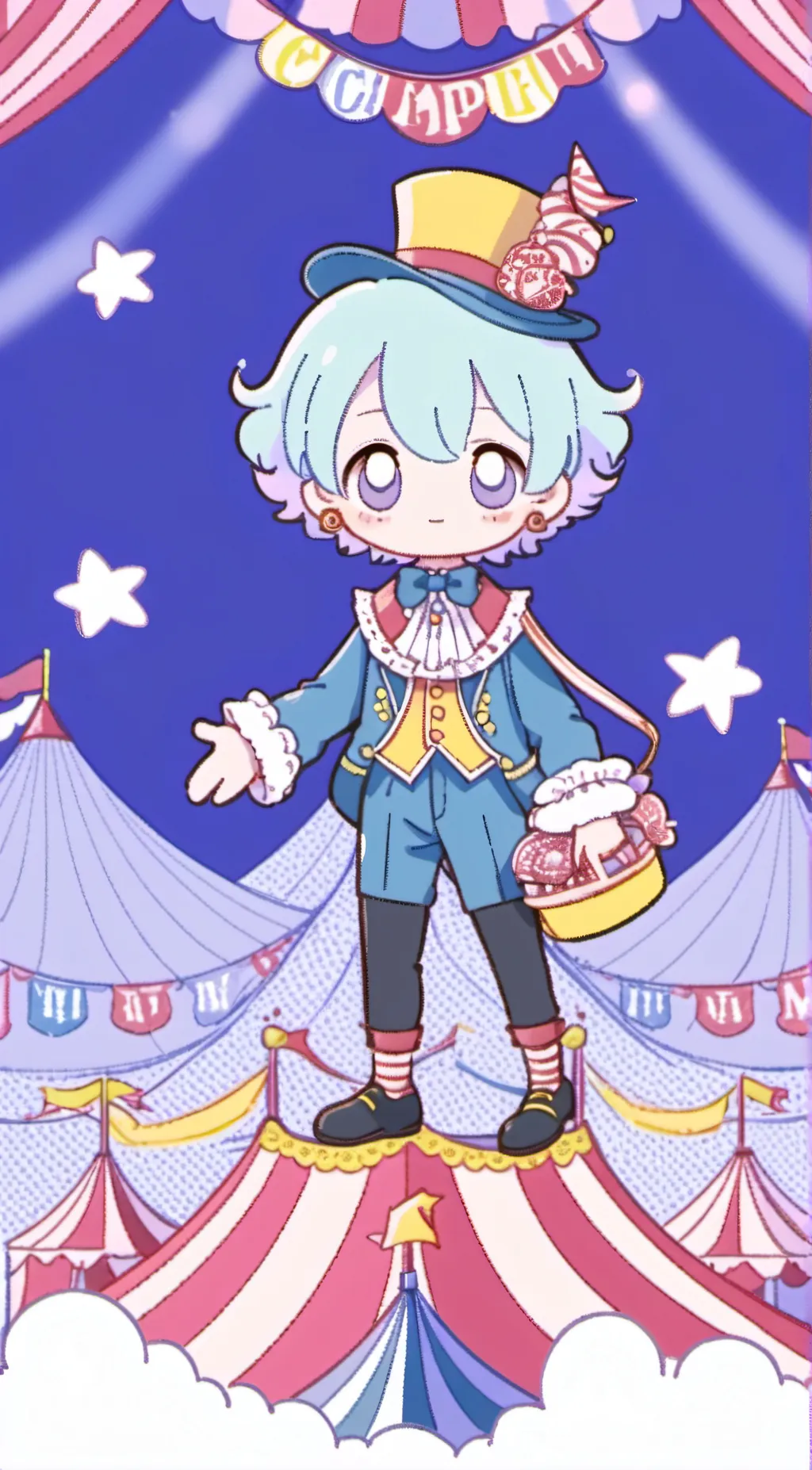 ai character: kid Blitzo background