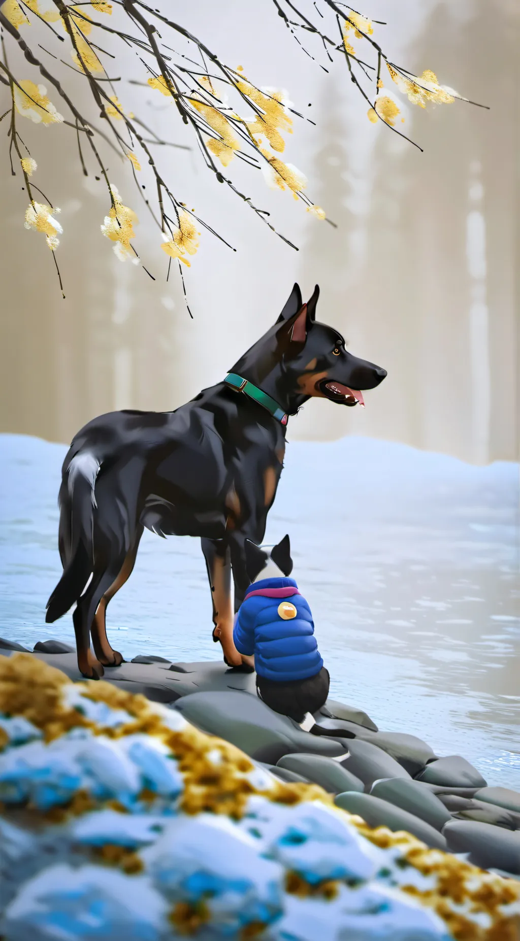 ai character: catnapXdogday background