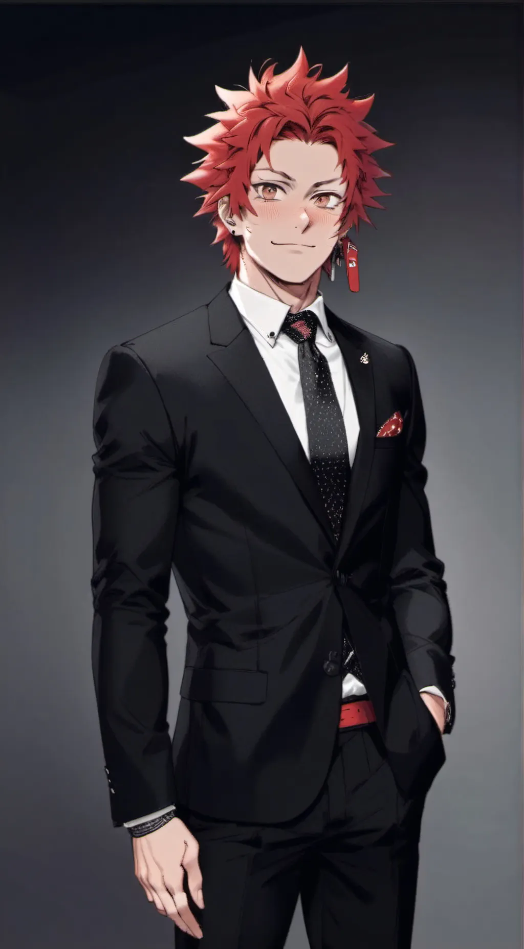 ai character: Kirishima  background
