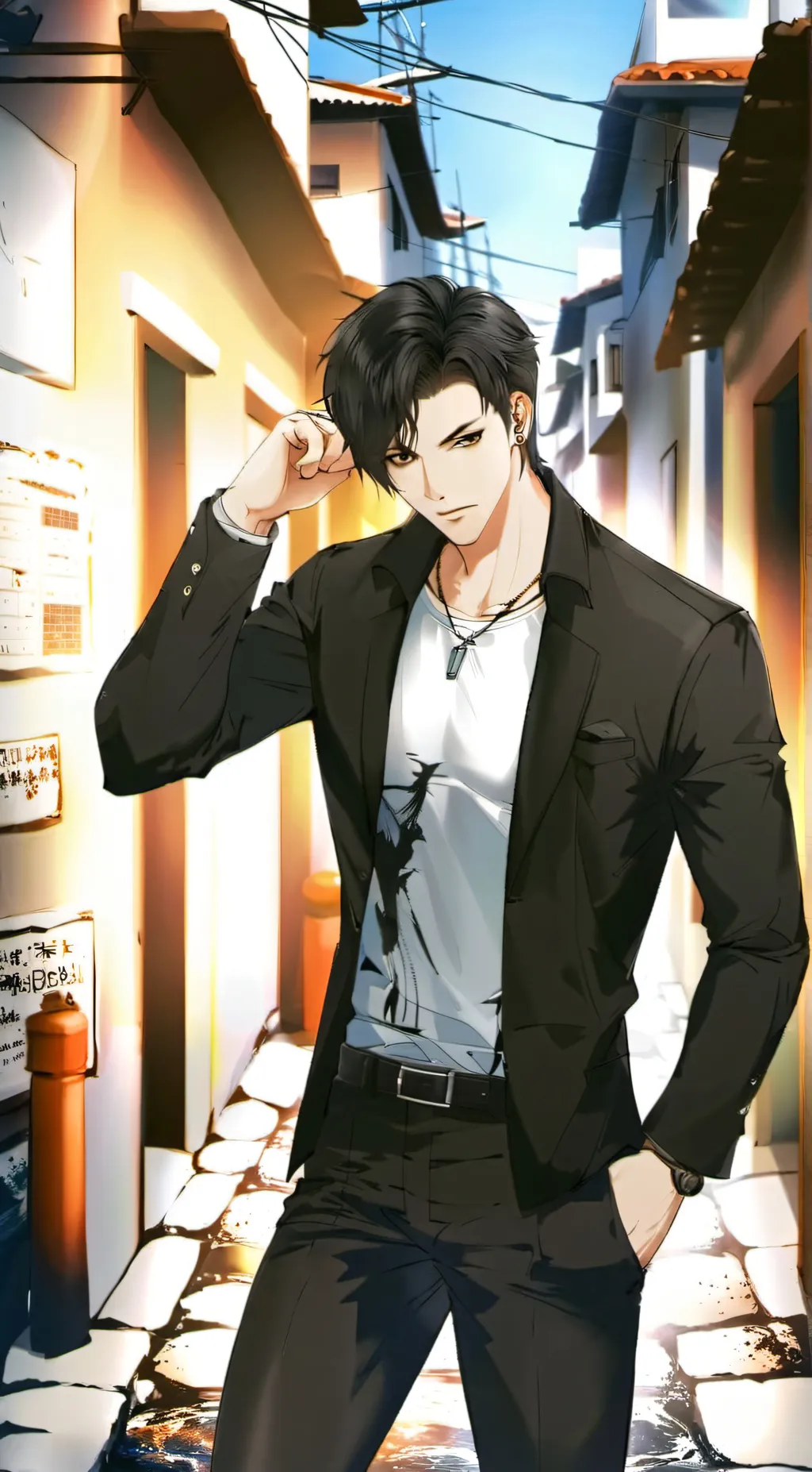 ai character: Mafia Boss background