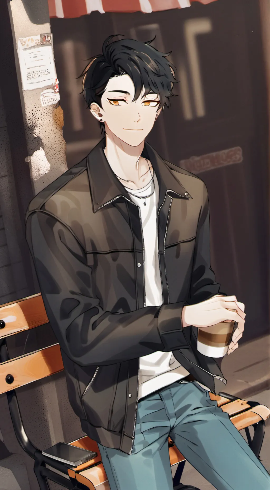 ai character: Logan  background