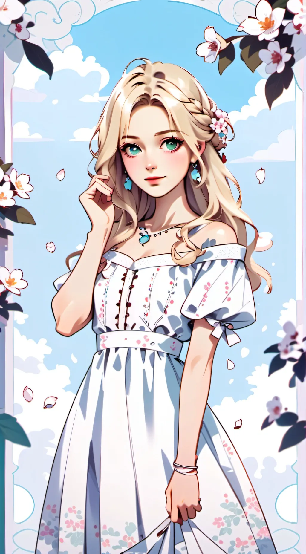 ai character: Amber  background