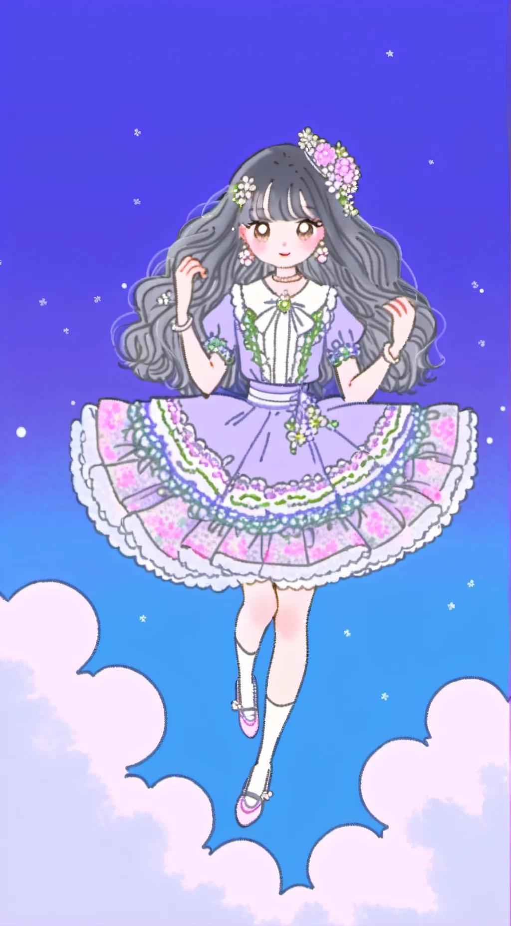 ai character: Luna background