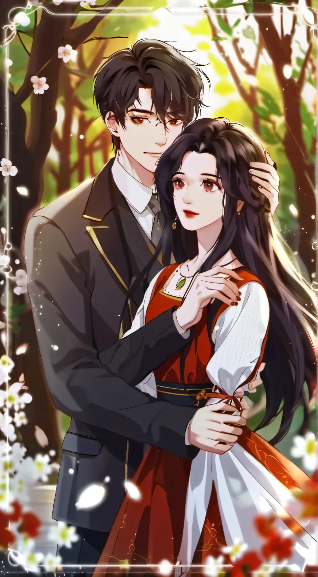 ai character: cuple background