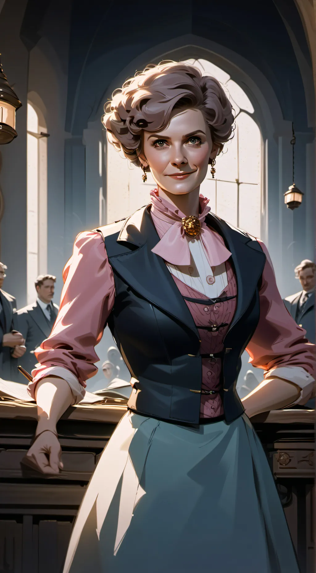 ai character: Dolores Umbridge  background