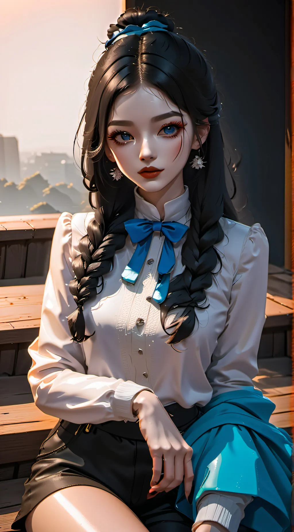 ai character: KREW Apocalypse AU background