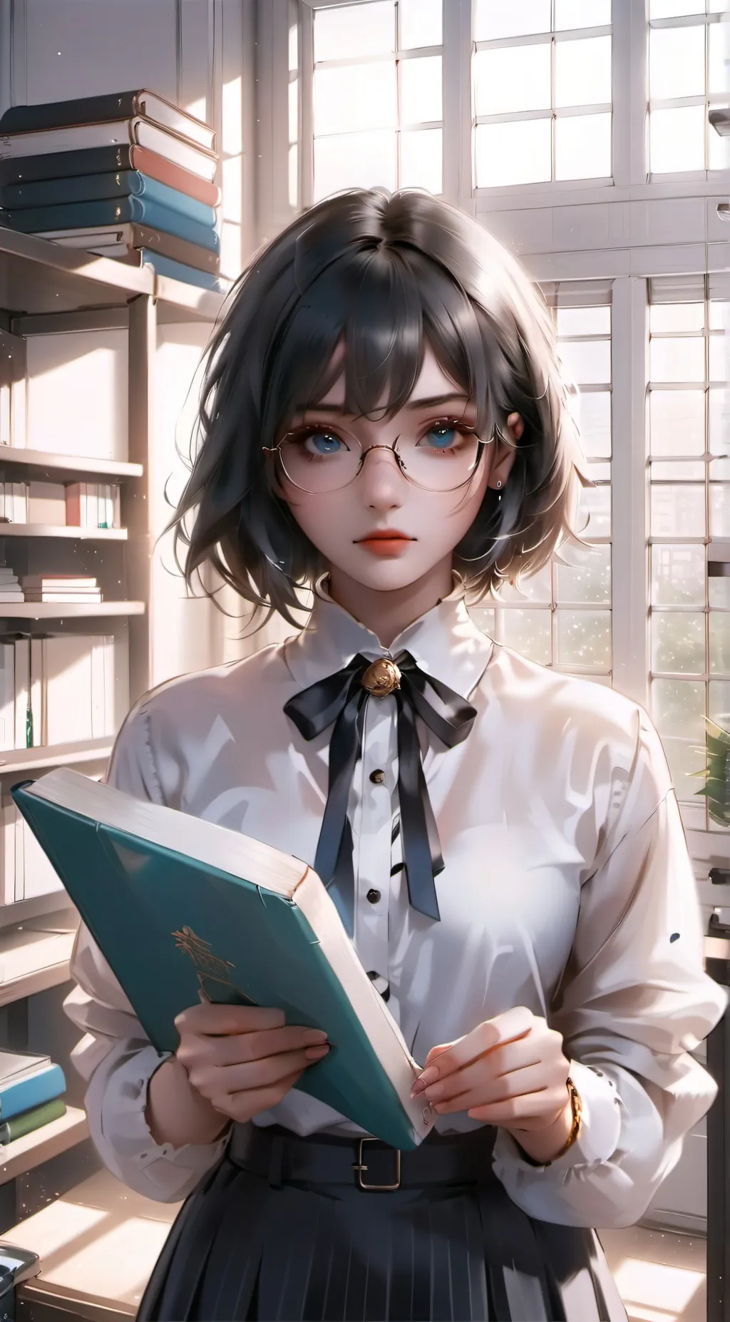 ai character: Teacher Aya background