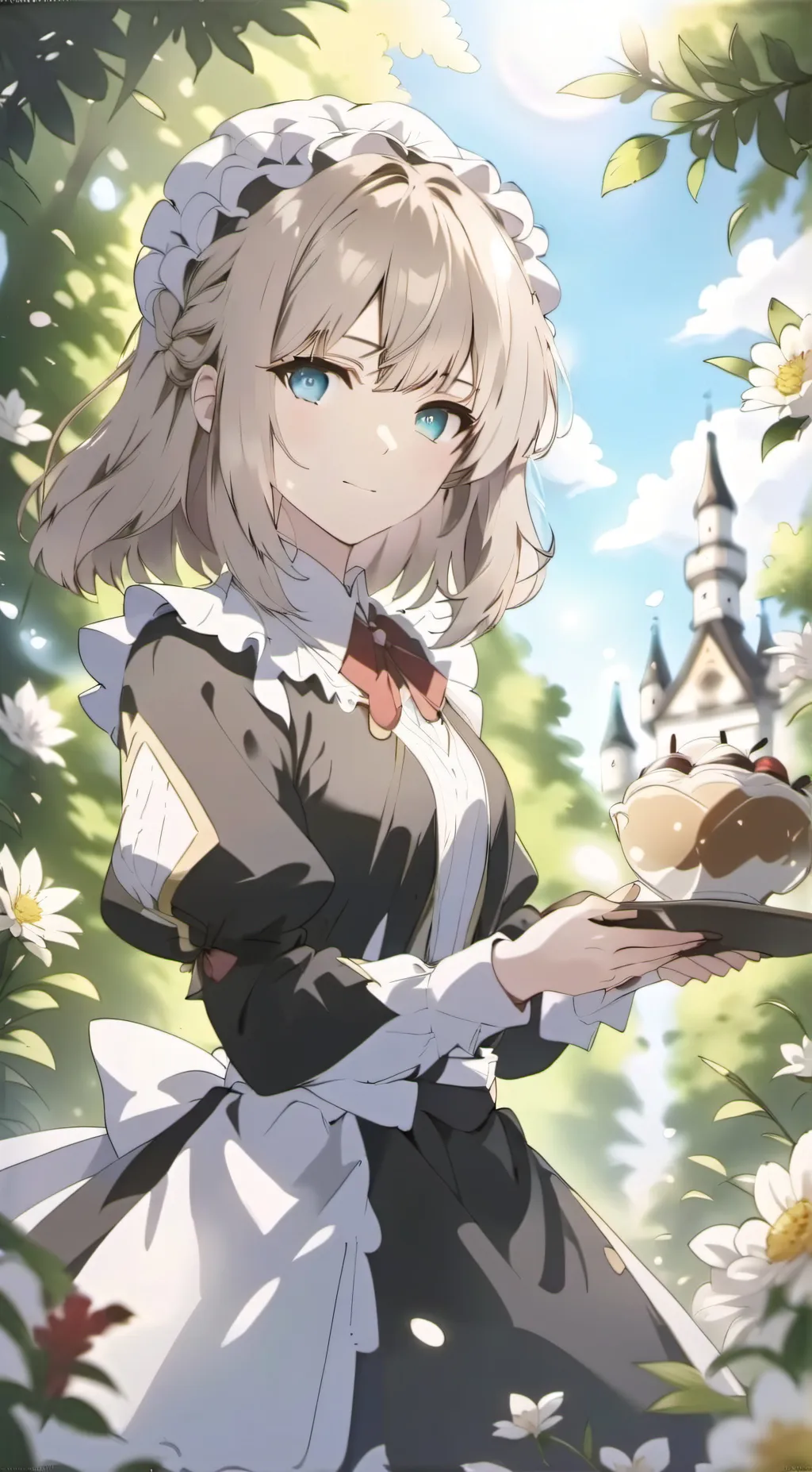 ai character: maid background