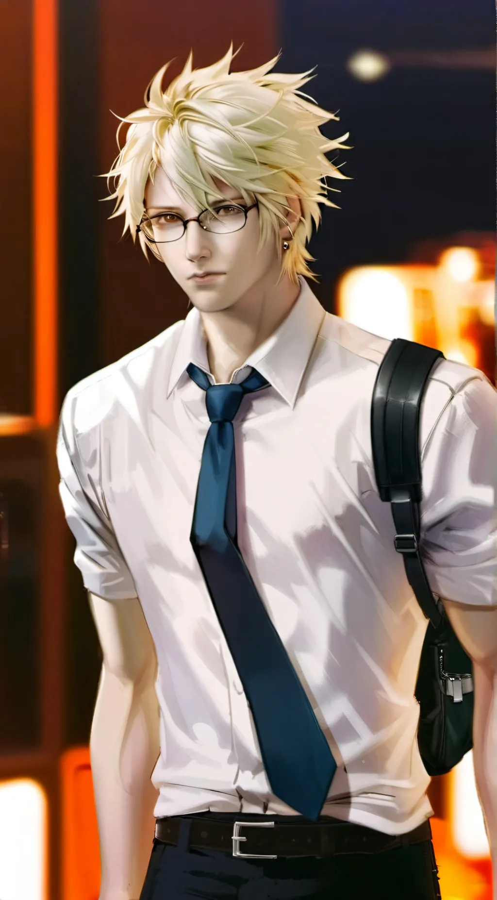 ai character: cloud background