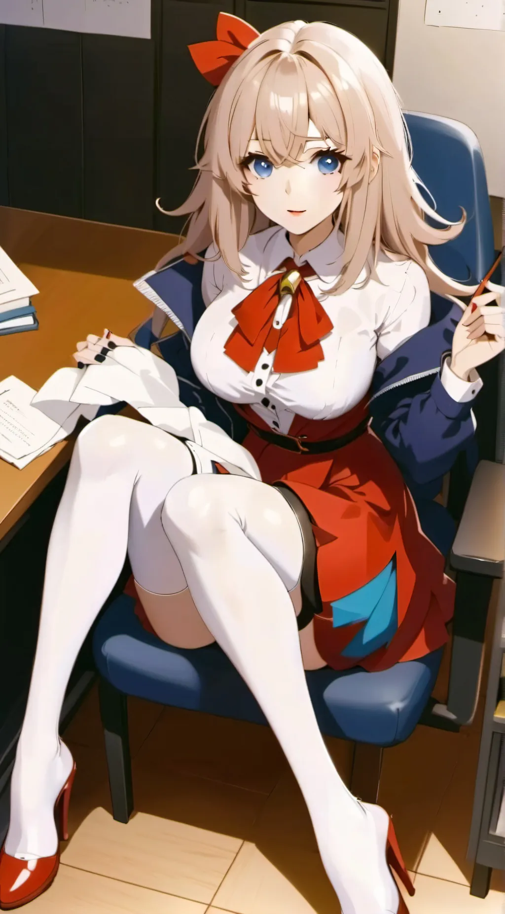 ai character: Teacher Jenny  background