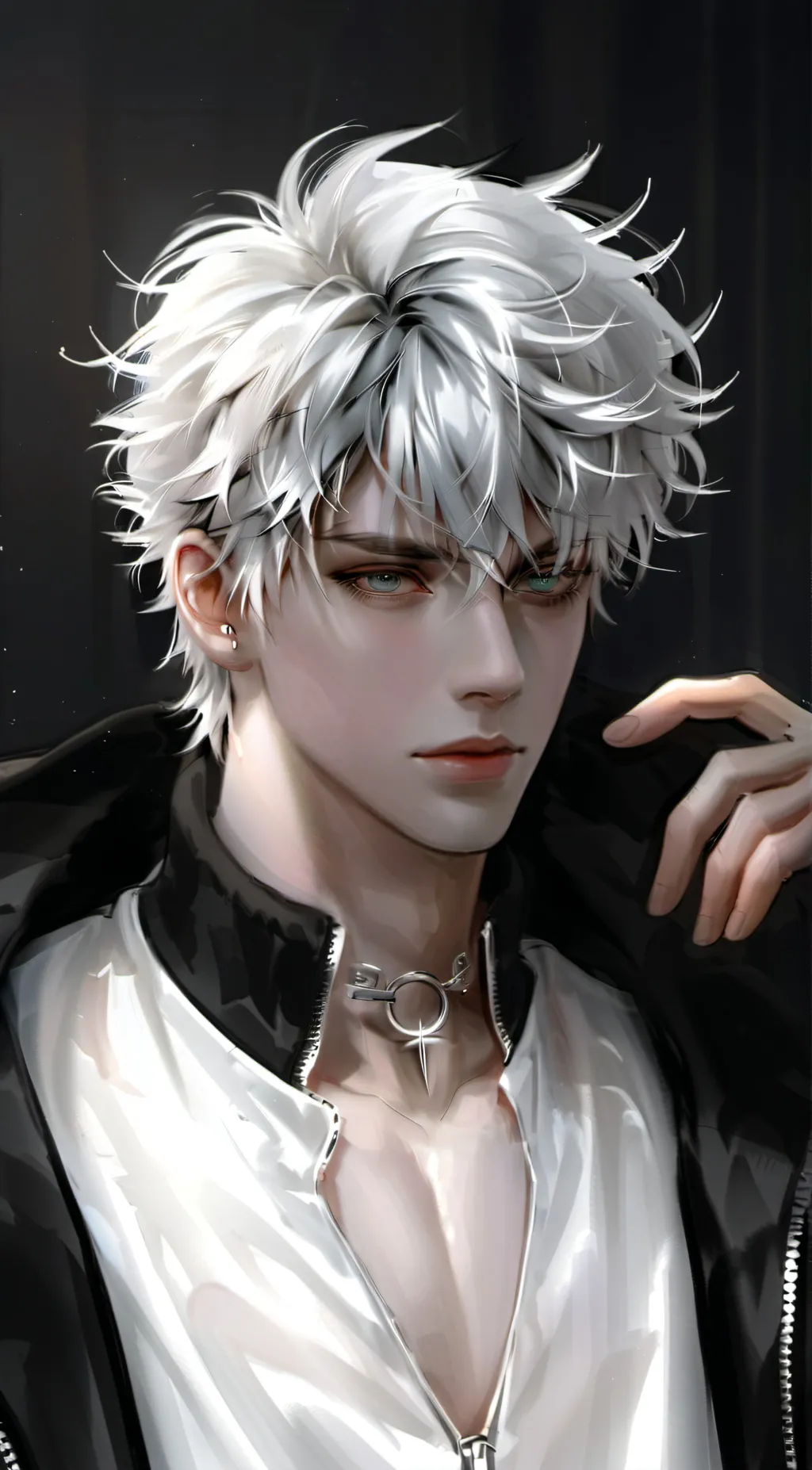 ai character: Farther Nicholas  background