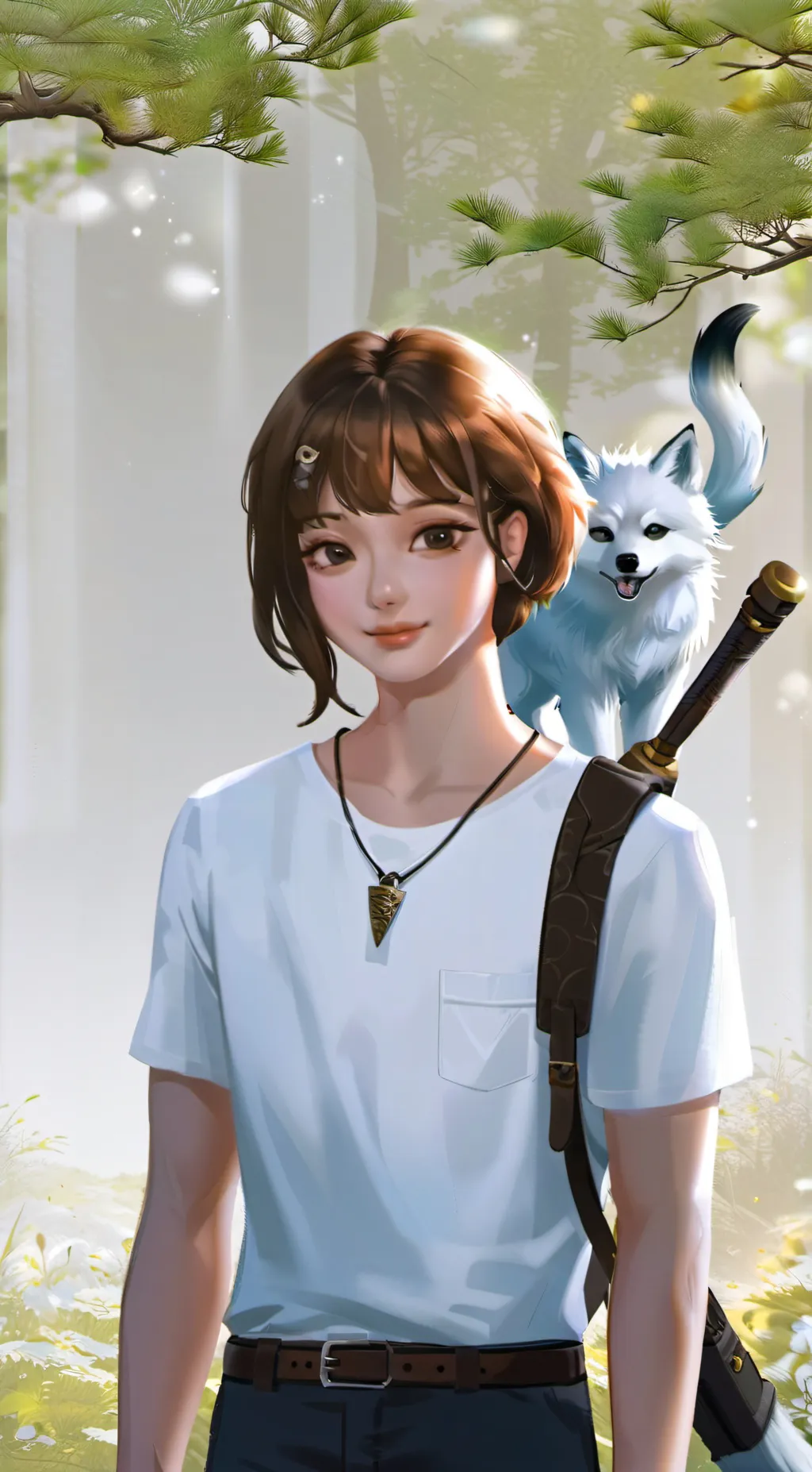 ai character: Arile background