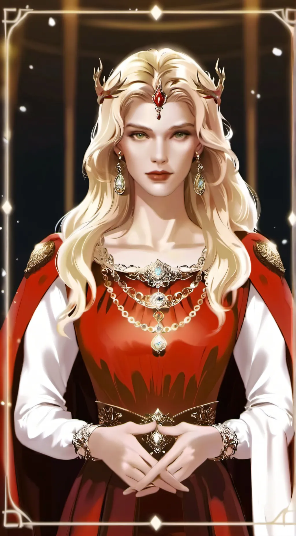 ai character: the queen  background