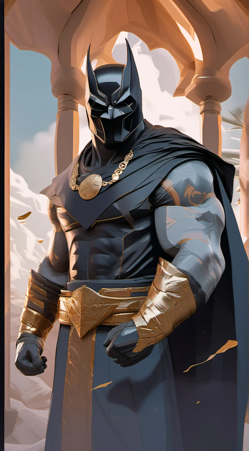 ai character: 18 karat 2.0  background