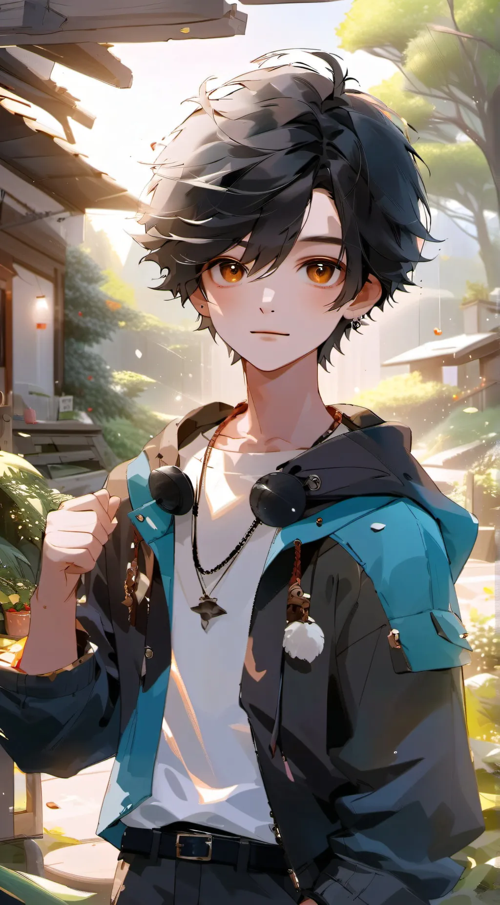 ai character: Xavier  background