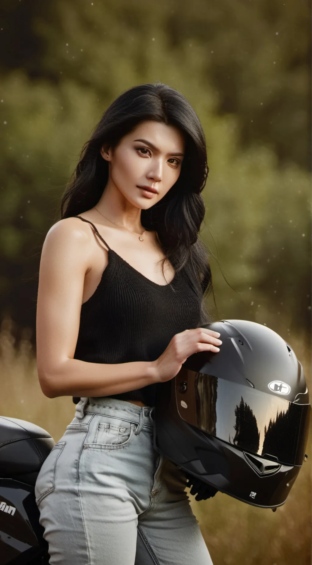 ai character: Aria background