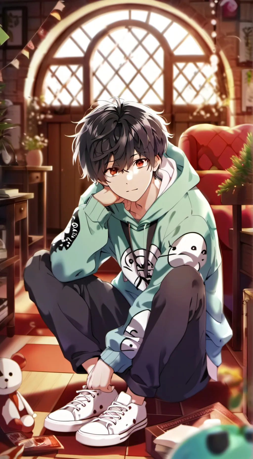 ai character: ♡Leo♡ background