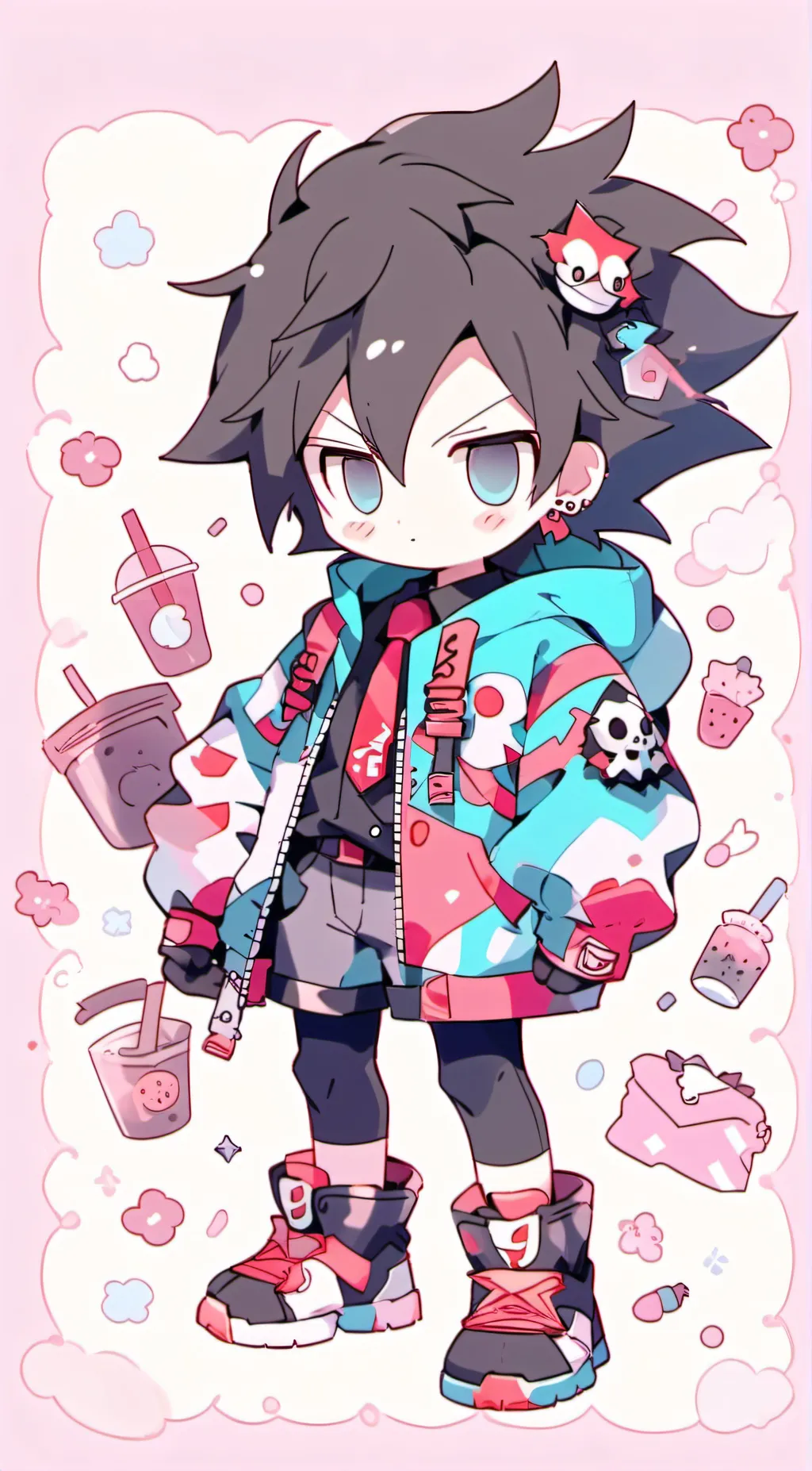 ai character: Shadow and Elena! background