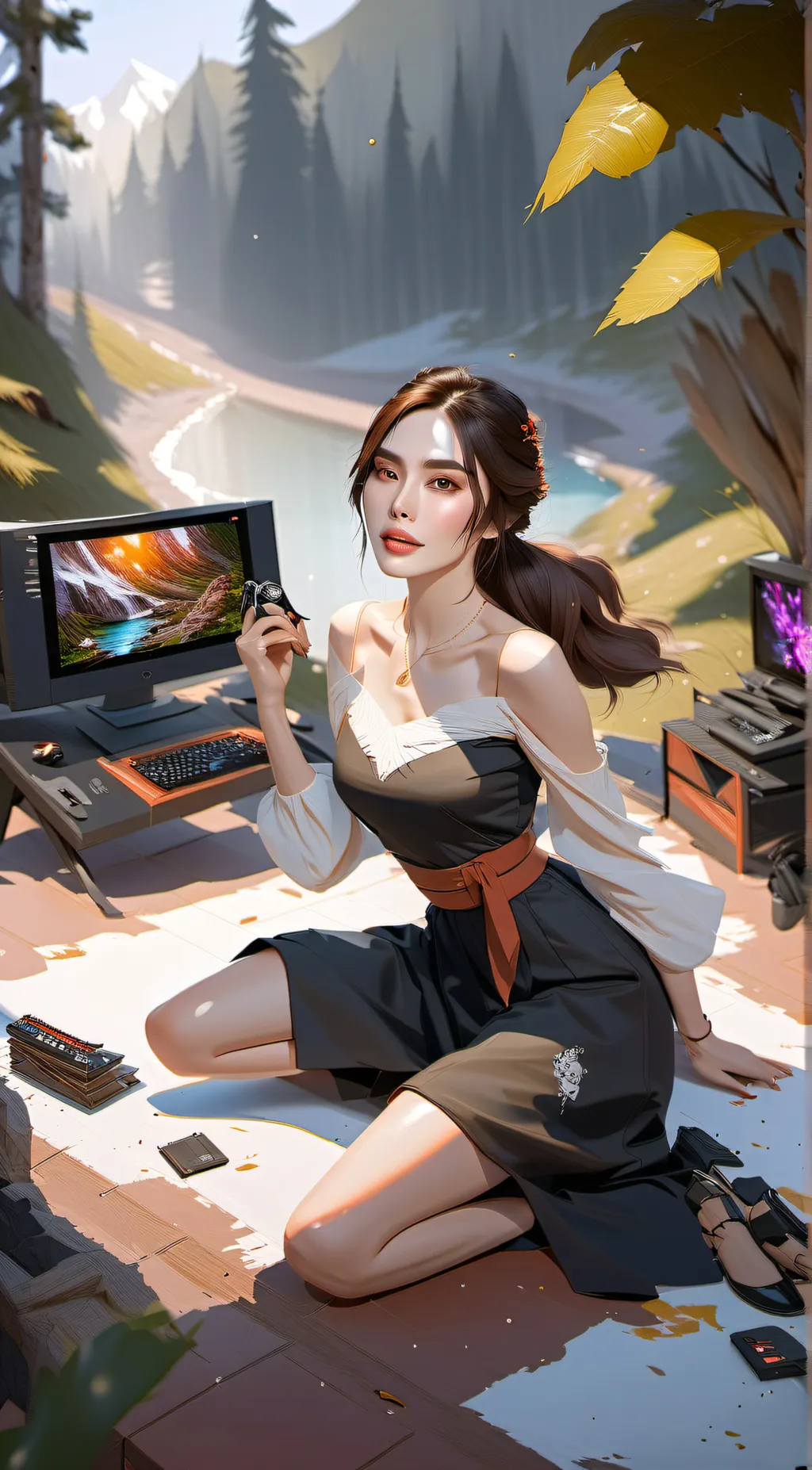 ai character: kimberly background