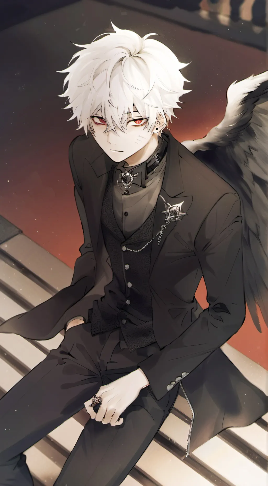 ai character: ¤☆zach☆¤ background