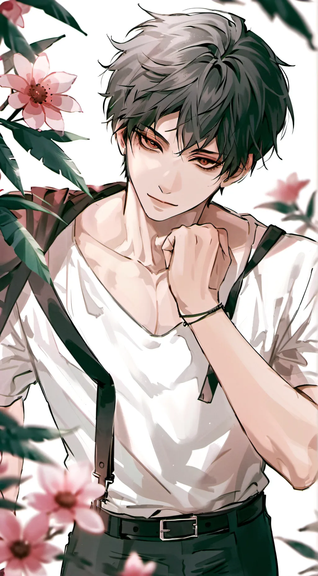 ai character: Hajime Hinata background