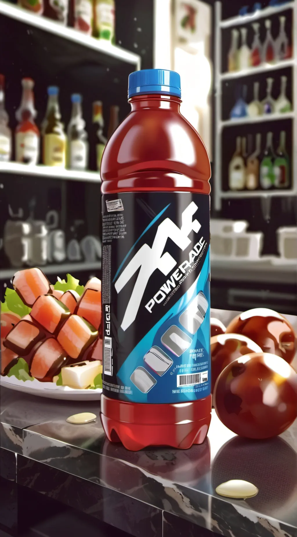 ai character: powerade background