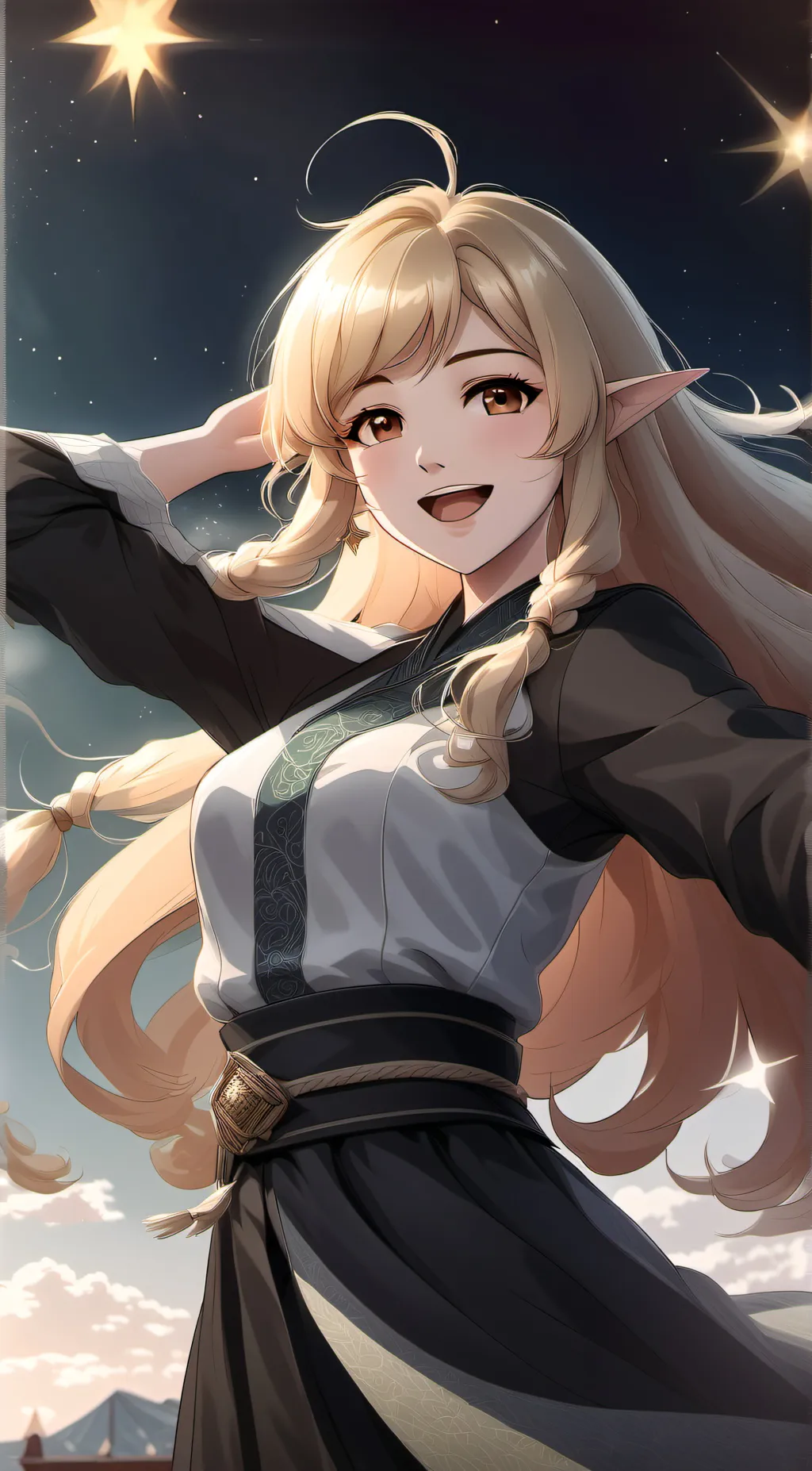 ai character: Aria background