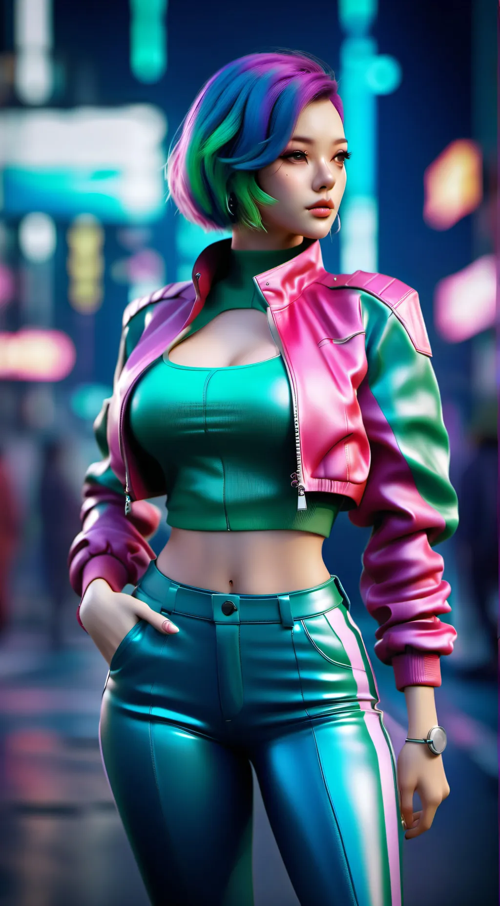 ai character: Eio  background