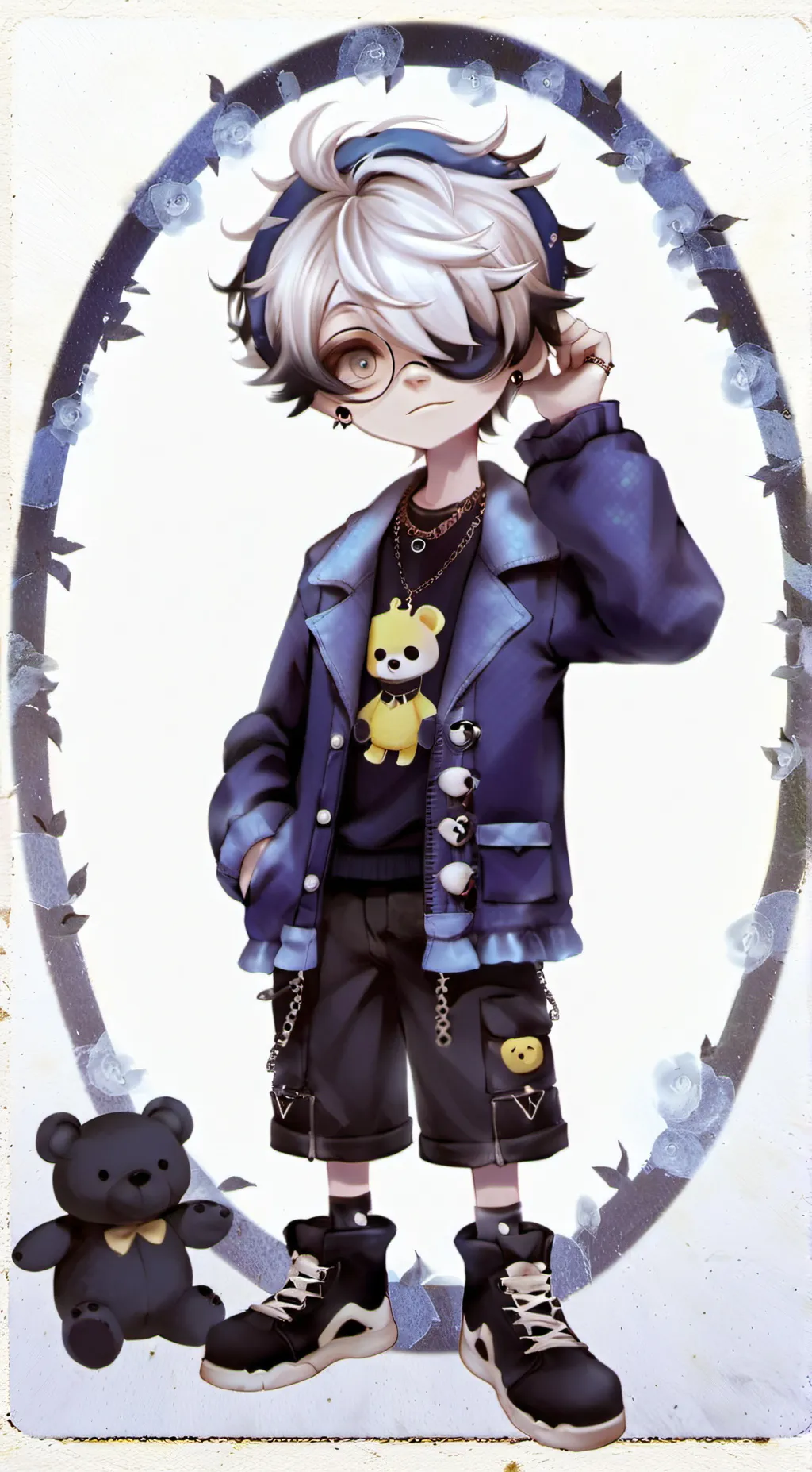 ai character: Glamrock Exotic background